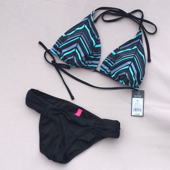 Mossimo Supply Co. Other - Mossimo Striped Triangle Bikini Top
